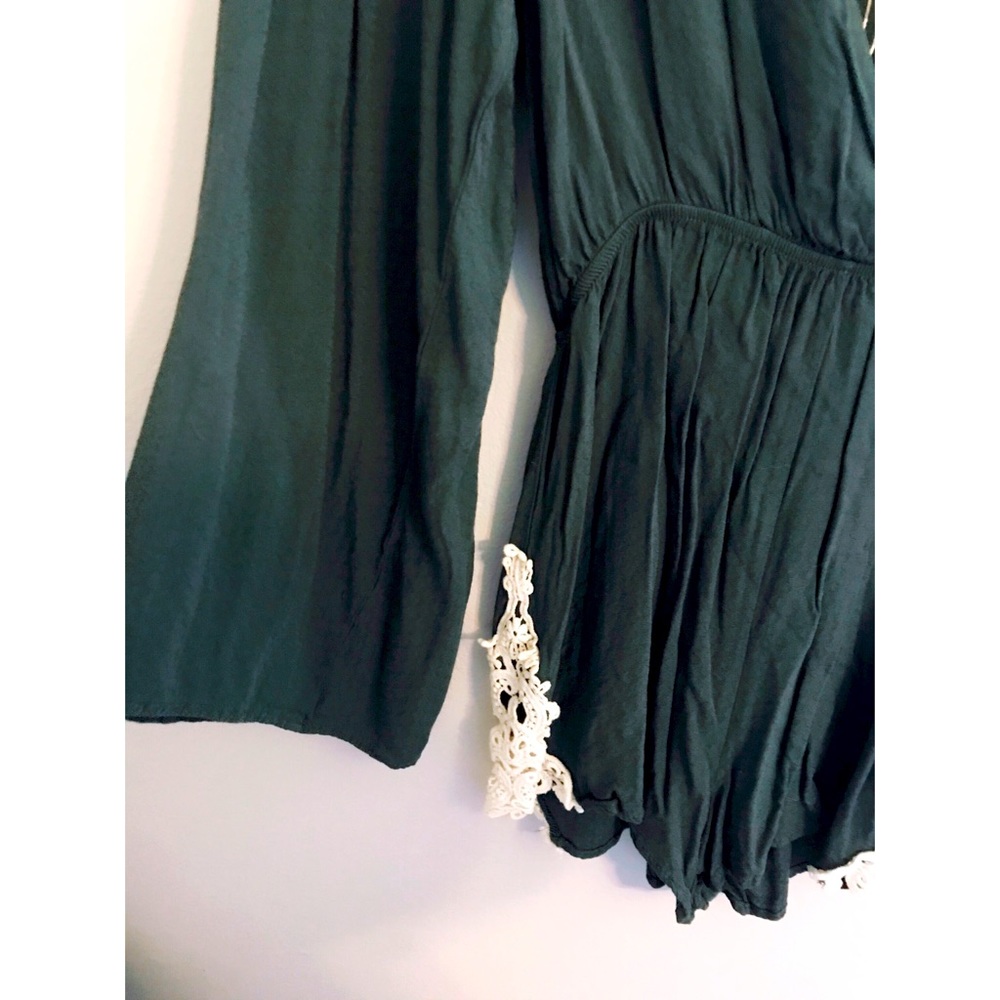 Audrey Green Romper